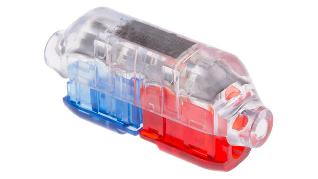 TE Connectivity, 221 In Line Splice Connector, Clear, Insulated, Tin 14 AWG | 2213600-3