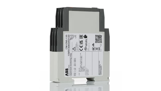 ABB CM-ENS Series Liquid Level Relay -, DIN Rail 1 Voltage Input 240 V-Rated SPDT Relay | 1SVR730850R2100  CM-ENS.13S