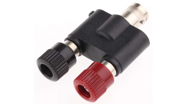 Telegartner Black, Red Female Binding Post With Gold Plated, Beryllium Copper Alloy contacts and Brass, Nickel Plated