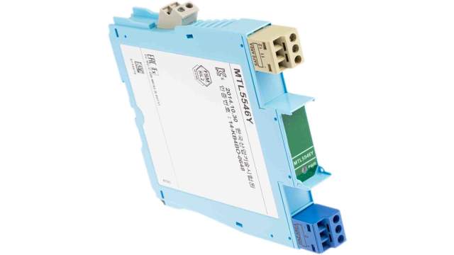 Eaton MTL Series Signal Conditioner, Current/Voltage Input, Current Output, 20/35 V dc Supply, IIC, Hazardous location, | MTL5546Y
