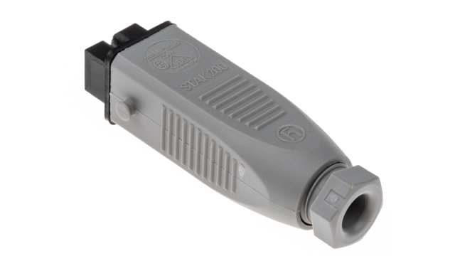 Hirschmann, ST IP54 Black, Grey Cable Mount 2P + E Industrial Power Socket, Rated At 16A, 250 V | 932037106 STAK 200