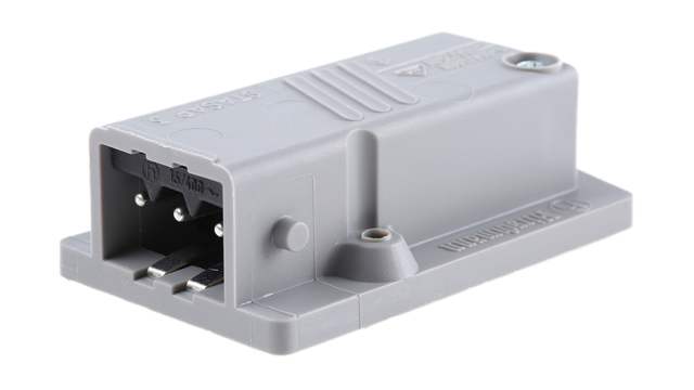 Hirschmann, ST Panel Mount 3P Industrial Power Socket, Rated At 16A, 250 V, 400 V | 932514106 STASAP 3 N grey