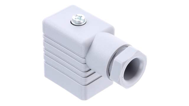 Hirschmann GM 2P+E DIN 43650 B, Female Solenoid Valve Connector, 250 V ac/dc Voltage | 932977106 GM 209 NJ grey