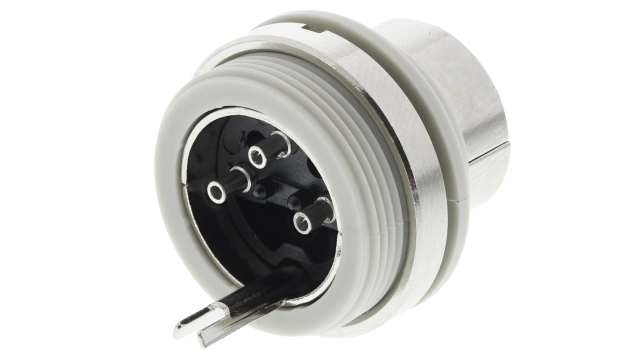 Hirschmann, 3100 3 Pole Straight Standard DIN Plug, DIN 41524, 4A, 34 V ac/dc IP30, Panel Mount Male | 930296517 MASEI 3100