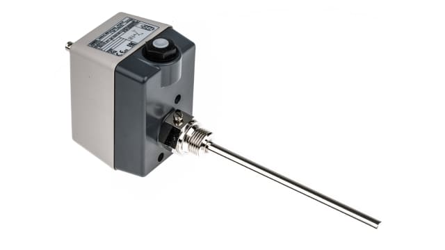 Jumo Capillary Thermostat, +110°C Max, SPST, Manual Reset, Surface Mount | 603021/70-1-052-00-0-00-20-13-46-150-8-6/000