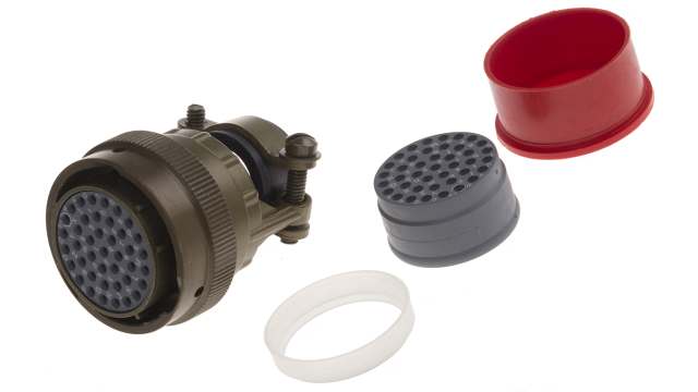 Souriau Sunbank by Eaton, 851, Copper Alloy Straight 41 Way Cable MIL Spec Circular Connector Male, Female | 85106EC2041S50