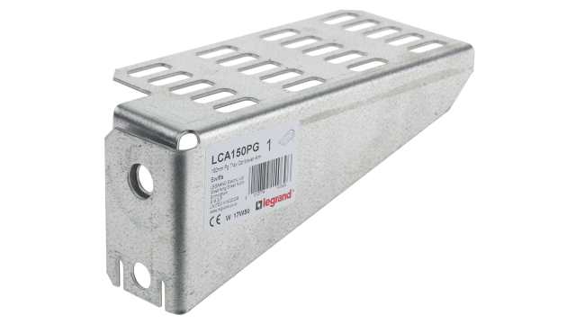 Legrand Cantilever Arm Bracket Pre-Galvanised Steel Cable Tray Accessory, 150 mm Width, 74 mm Depth | LCA150PG