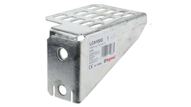 Legrand Cantilever Arm Bracket Hot Dipped Galvanised Steel Cable Tray Accessory, 100 mm Width, 74 mm Depth | LCA100G