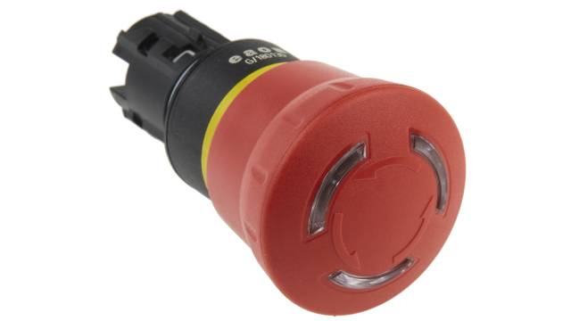 EAO 45 Series, Twist Release, Emergency Stop Push Button Head 40 mm Diameter | 45-2D36.1920.000
