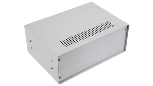 CAMDENBOSS Grey Steel Instrument Case 80 mm, 200 mm, 140 mm | CMCB00002