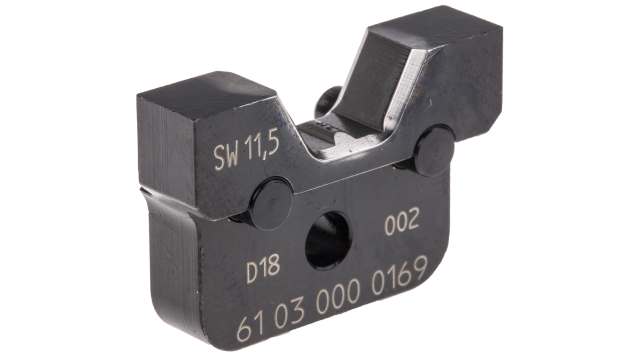 HARTING, InduCom Crimp Die, Hex size 11.5 mm Black | 61030000169
