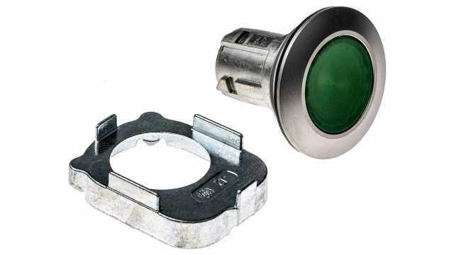 Siemens Green Pilot Light, 30 mm Cutout SIRIUS ACT 3SU10 Series | 3SU1061-0JD40-0AA0