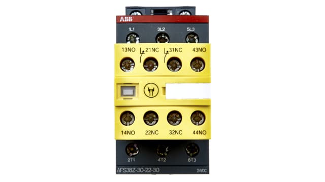 ABB Jokab AFS Contactor, 24 V Coil, 3-Pole, 50 A, 9 kW 24 V, 3 NO, 600V | 1SBL296082R3022  AFS38Z-30-22-30