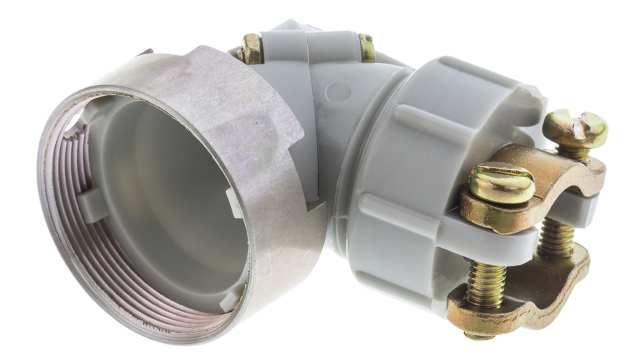 Souriau Sunbank by Eaton, 840Size 2 Angled, Straight Circular Connector Backshell Strain Relief, For Use With 840 Series | 84020008