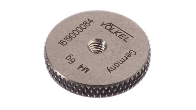 Volkel M4 x 0.7 Ring Ring Gauge, 0.7 mm Pitch Diameter | 16190