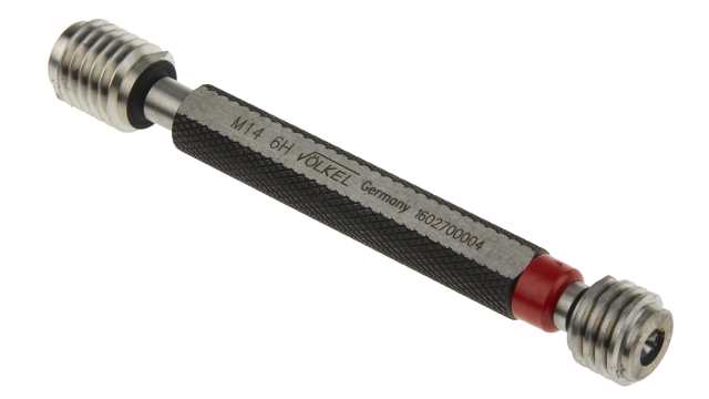 Volkel M14 x 2 Plug Thread Plug Gauge, 2 mm Pitch Diameter | 16027