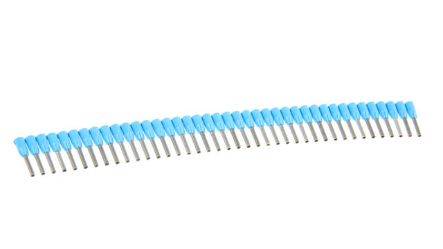 Legrand, Starfix Insulated Crimp Bootlace Ferrule, 8 mm Pin Length, 1.5 mm Pin Diameter, Blue | 0 376 62