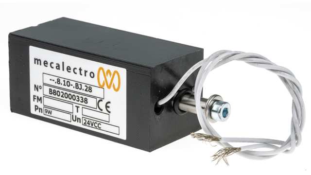 Mecalectro Solenoid Interlock Switch, Power to Lock, 24V dc | 8 10 BJ 28