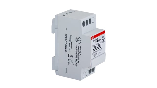 ABB 15W DIN Rail Transformer, 230V Primary, 12V Secondary | 2CSM228585R0802  TM 15/12 ES