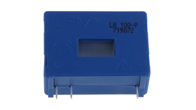 LEM LA Series Current Transformer, 150A Input, 150:1, 50 mArms Output, 12.7 x 7mm Bore, 12 → 15 V | LA 100-P