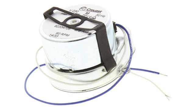 Crouzet 82 334 5 Clockwise Ovoid AC Geared Motor, 3 W, 1 Phase, 230 V, Panel Mounting | 82334726