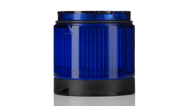 Allen Bradley 856T Series Blue Flashing, Steady, Strobe Effect Beacon Tower, 24 V ac/dc, LED Bulb, AC, DC, IP66, IP67 | 856T-BB6