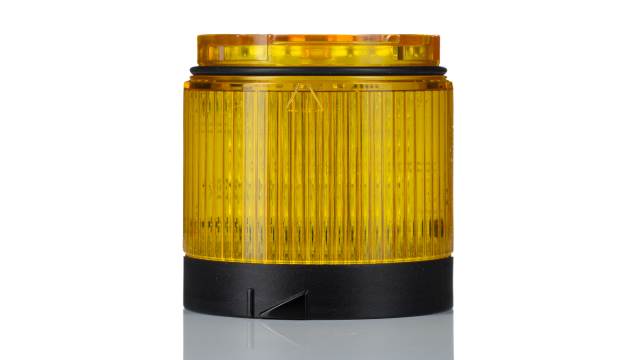 Allen Bradley 856T Series Yellow Flashing, Steady, Strobe Effect Beacon Tower, 24 V ac/dc, LED Bulb, AC, DC, IP66, IP67 | 856T-BB8