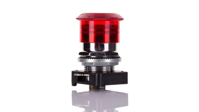 Allen Bradley 800T Series, Twist Release, Emergency Stop Push Button Head | 800T-TFXTS00R