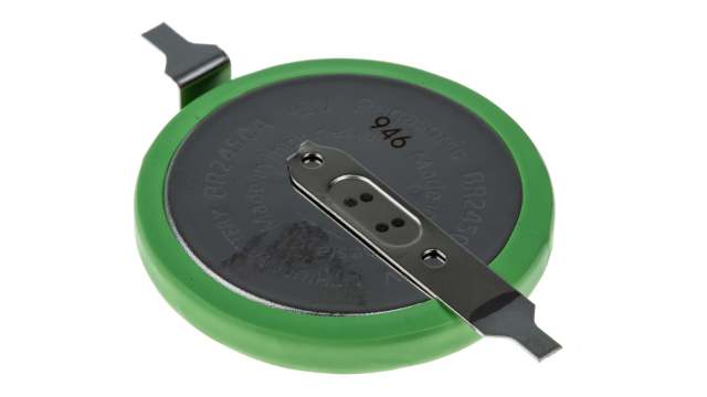 Panasonic BR2450A Button Battery, 3V, 24.5mm Diameter | BR-2450A/FAN