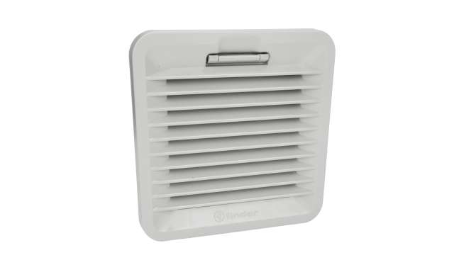 Finder 7F Series Filter Fan for 92 x 92mm Fans, Synthetic Fibre Filter, Plastic Frame, 120 x 120mm | 7F.02.0.000.1000