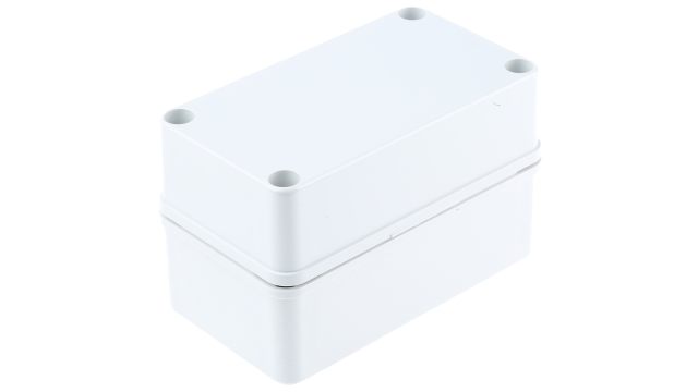 Fibox Piccolo Series Grey Grey Lid Polycarbonate Enclosure, IP67, IP66, IK08 85 mm, 140 mm, 80 mm | PC C 85 G ENCLOSURE