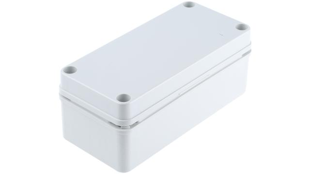 Fibox Piccolo Series Grey Grey Lid Polycarbonate Enclosure, IP67, IP66, IK08 65 mm, 170 mm, 80 mm | PC D 65 G ENCLOSURE
