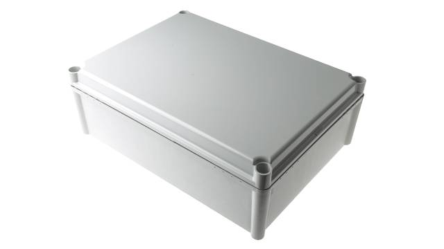 Fibox SOLID PC Series Grey Grey Lid Polycarbonate Enclosure, IP67, IK08, IK09 130 mm, 378 mm, 278 mm | PC 3828 13 G ENCLOSURE