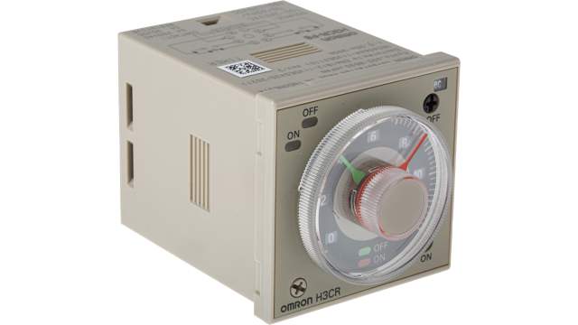 Omron H3CR Series DIN Rail, Panel Mount Timer Relay, 100 → 240V ac, 2-Contact, 0.05 s → 300 h, | H3CR-F8 100-240VAC/100-125VDC