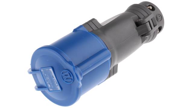 Blue 2P+E straight free socket,32A 230V | 0 527 82