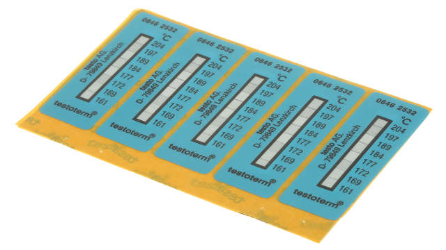 Testo Temperature Sensitive Label 161 °C to 204 °C 2 Levels | 0646 2532