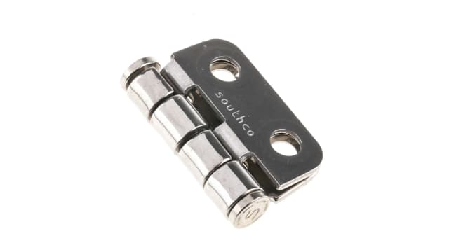 Southco Gloss Stainless Steel with a Fixed Pin, Screw Fixing, 38 mm x 38.2 mm x 9 mm | N6-4E-422-24