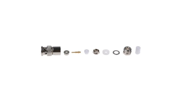 Telegartner BNC Series Cable Male BNC, 50 Ω, Straight Body Clamp | J01000B0608