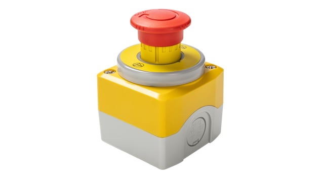 Schneider Electric XALK Series Twist Release Illuminated Emergency Stop Push Button, Surface Mount, 1NO + 2NC | XALK178W3B140G