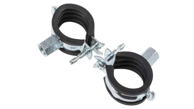 Unistrut Steel Silver Pipe Clamp | PCH-2528