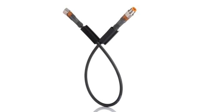 Lumberg Automation Male 3 way Straight to Female 3 way Straight Sensor Actuator Cable | 43659 RSMV 3-RKMV 3-224/0,3 M