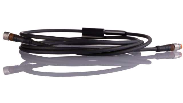 Lumberg Automation Male 4 way Straight to Female 4 way Straight Sensor Actuator Cable | 52190 RSMV 4-RKMV 4-225/2 M