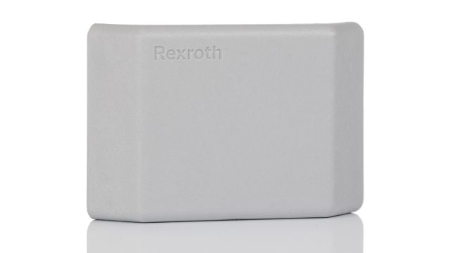 Bosch Rexroth Angular Cover Cap, Connecting Component, Strut Profile 45 mm, Groove Size 10 mm | 3842548862