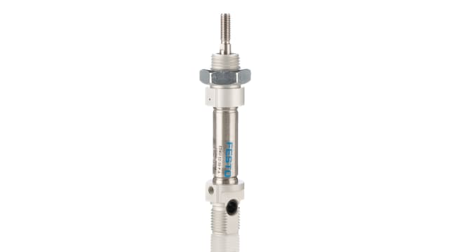 Festo 10 mm ISO Standard Cylinder - 19260 ESNU Series, Single Acting Acting | ESNU-12-10-P-A