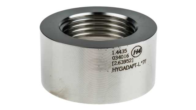 Vega Hygienic Weld-on Fitting Universal Adapter for Use with VEGABAR and VEGAPOINT Switche With 1 Threaded Connection | AC - 222 22U