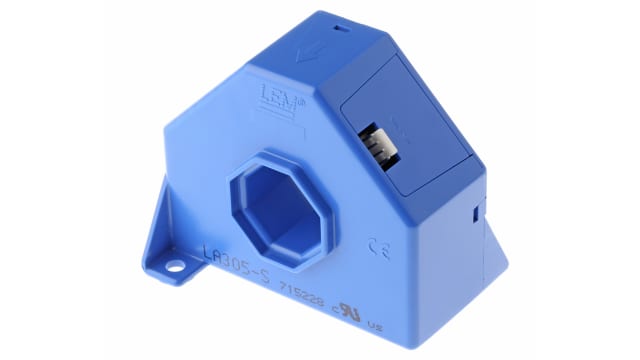 LEM LA Series Current Transformer, 500A Input, 500:1, 120 mArms Output, 25.5mm Bore, 12 → 15 V | LA 305S