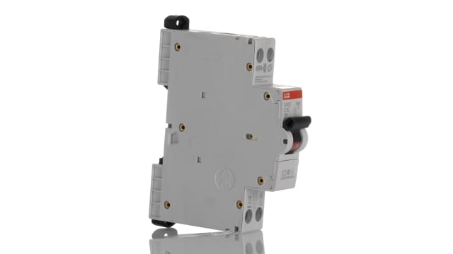 ABB S200C S200C Miniature Circuit Breaker, 2-Pole, 10 A, Type C, 415 V ac AC, 6 kA Breaking Capacity | 2CDS252280R0104