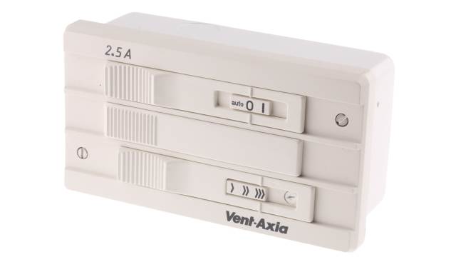 Vent-Axia T Series Fan Speed Controller for Use with T-Series Fans, 2.5 A Max 230 V ac, Infinitely Variable | W10303102M