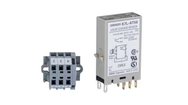 Omron K7L Series Liquid Leak Sensor -, Rack 2 Voltage Input 24 V-Rated PNP/NPN | K7L-AT50