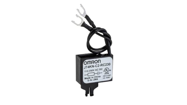 Omron, J74KN Surge Suppressor Unit 230V ac Maximum Voltage Rating RC Suppressor Unit | J74KN-C2-RC230